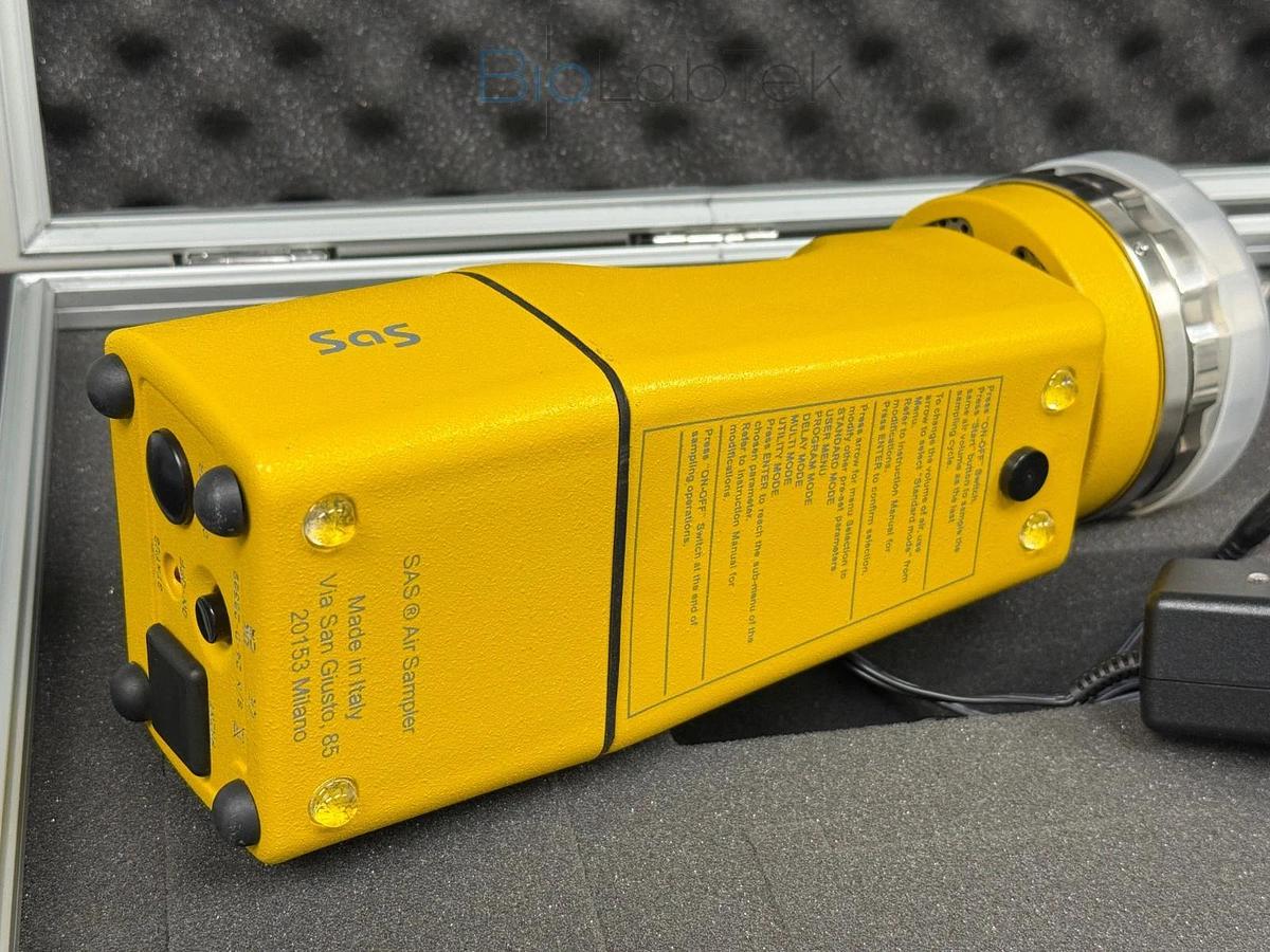 Bioscience SAS 180 Lpm surface air systems air sampler with head and case NEW
