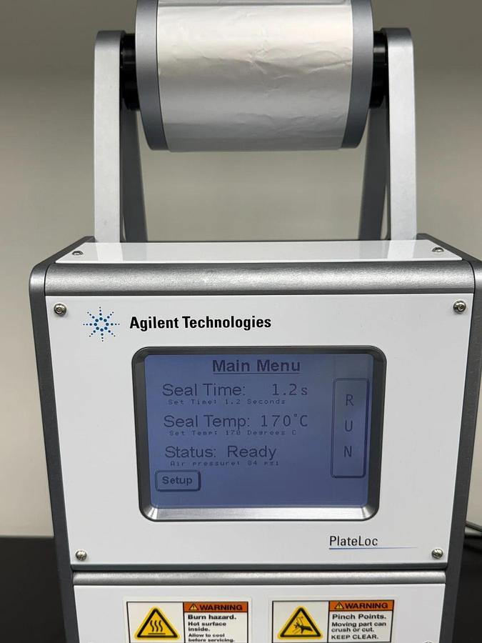 Used Agilent PlateLoc Thermal Microplate Sealer | 96-1536 Well Benchtop