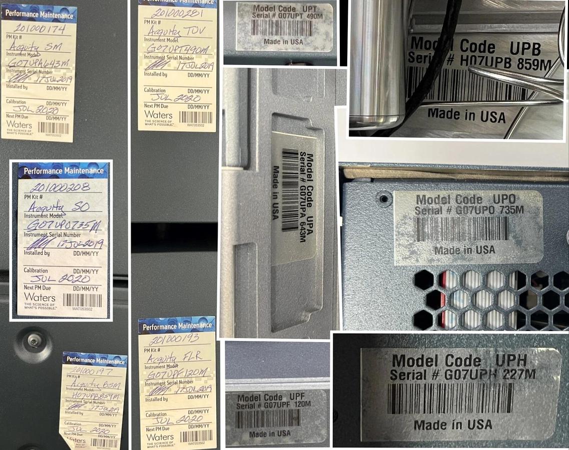 Used Waters Acquity UPLC HPLC TUV FLR organizer sample and binary manager heater tray
