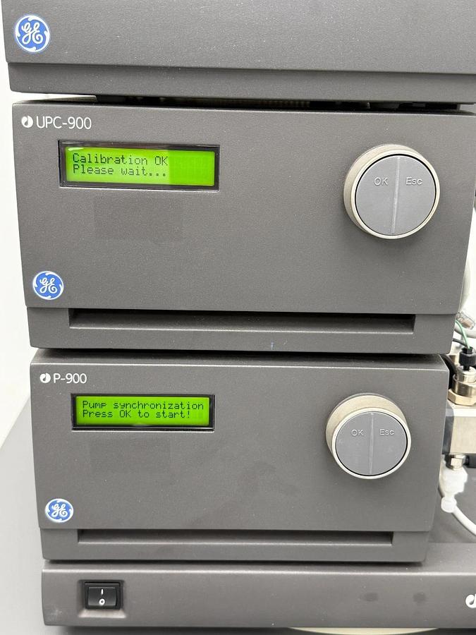 Used GE Cytiva AKTApurifier UPC 100 Protein Purification FPLC System | Akta Benchtop