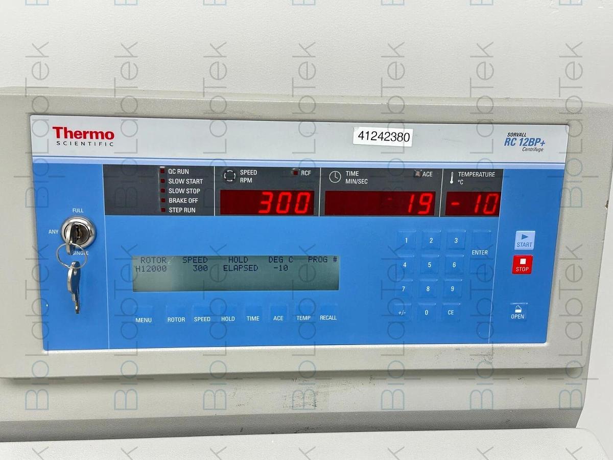 Used Thermo Sorvall RC 12BP+ Bioprocessing Centrifuge with H-12000 rotor/buckets 2011