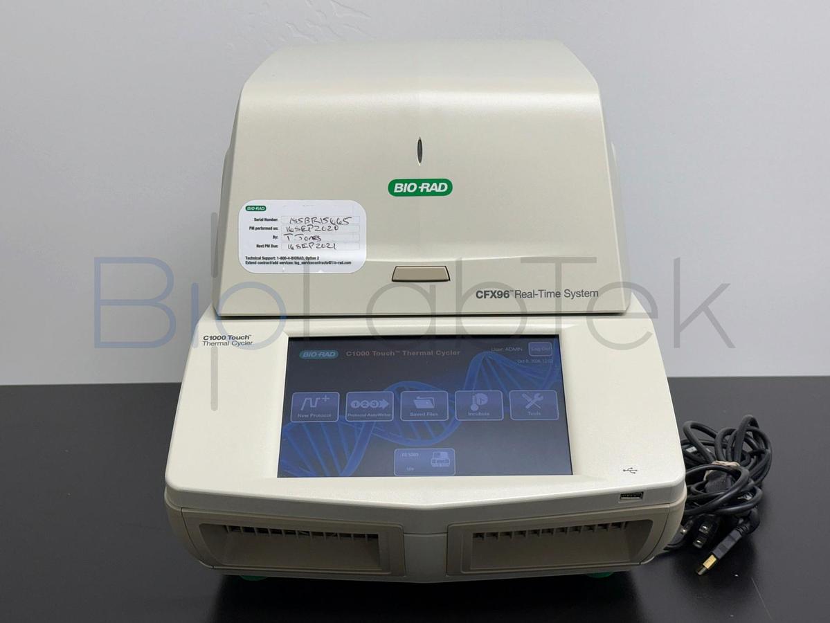 Used Bio-Rad CFX96 Touch Real-Time PCR Detection System | Low Hours