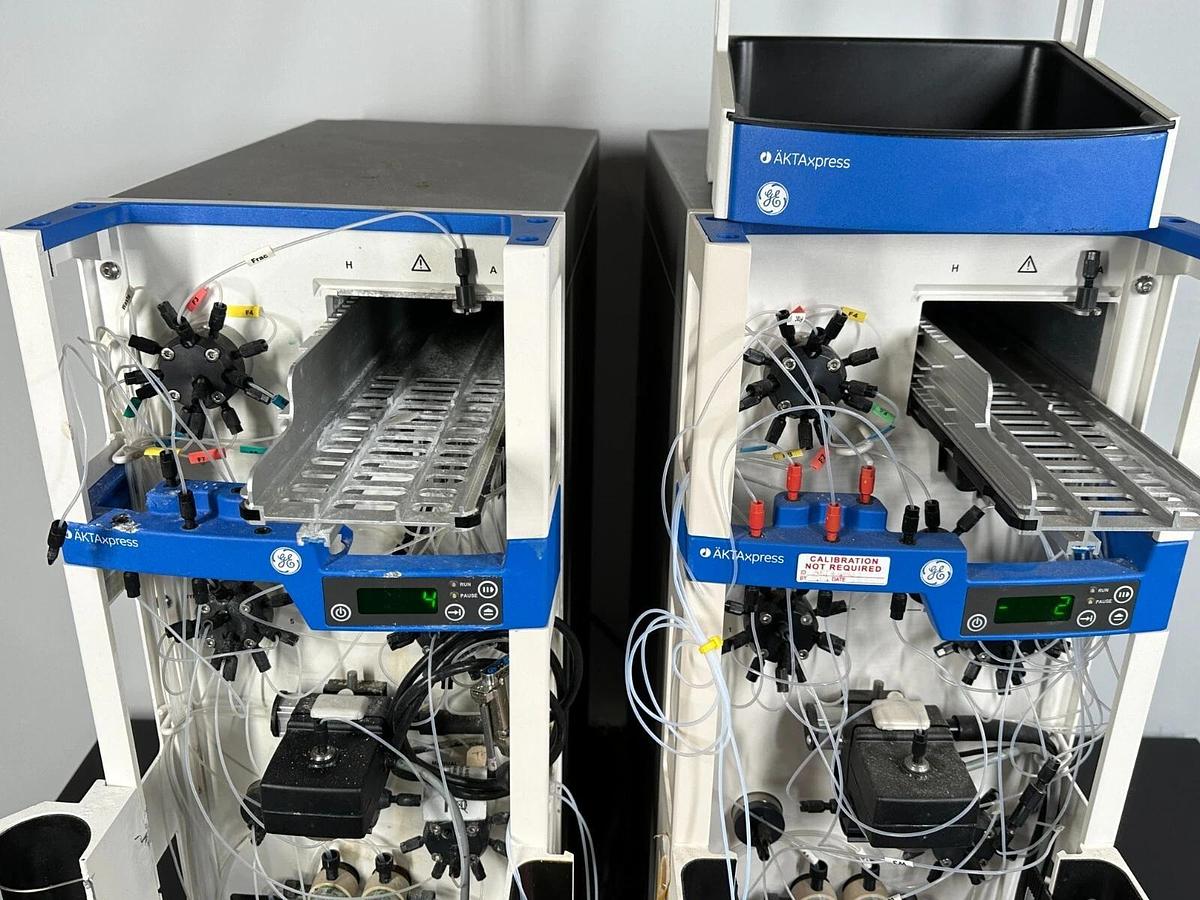 Used GE Cytiva AKTAxpress Twin FPLC Chromatography system