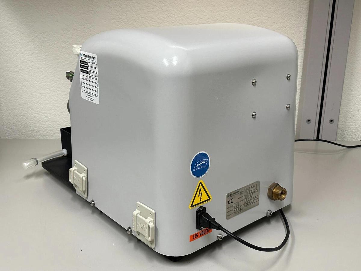 Used Microfluidics Microfluidizer LM10 Lab Homogenizer High Shear Fluid Processor