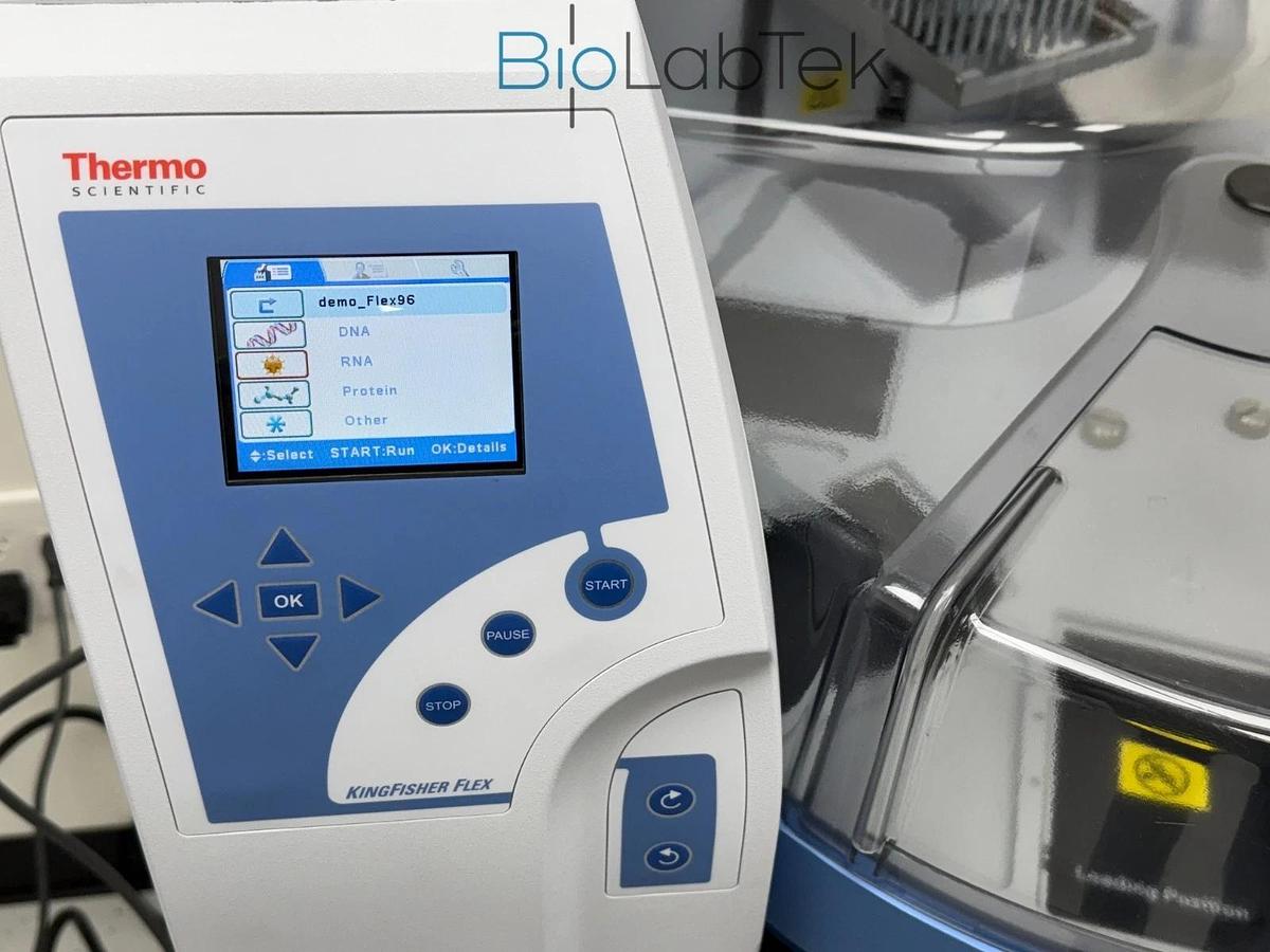 Used Thermo KingFisher Flex Purification System with 96 deep-well head