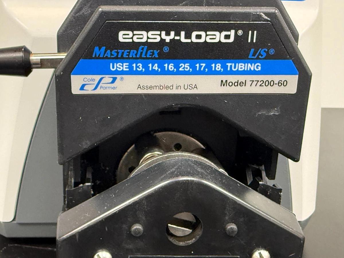 Used Cole-Parmer Masterflex L/S Digital Console Drive w/ Easy-Load II Pump Head