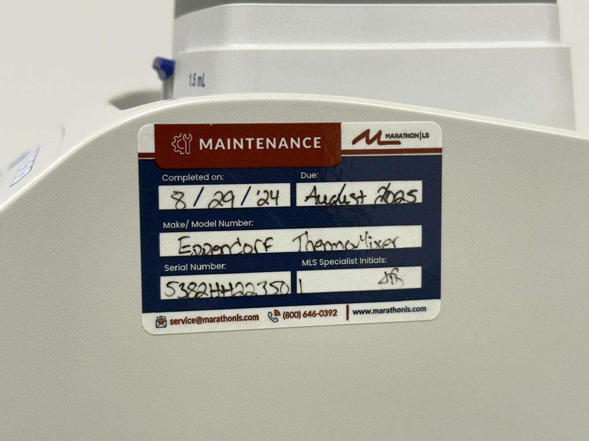 Used Eppendorf 5382 ThermoMixer C | 1.5 mL and Microplate SmartBlocks