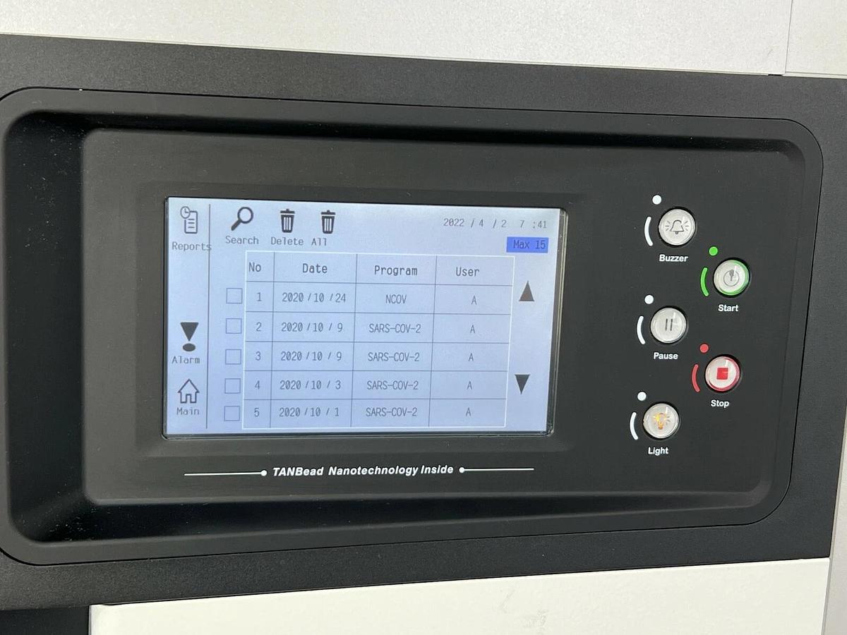 Used Taiwan Advanced Nanotech TANBead Nucleic Acid Extractor Maelstrom 9600 PCR 96