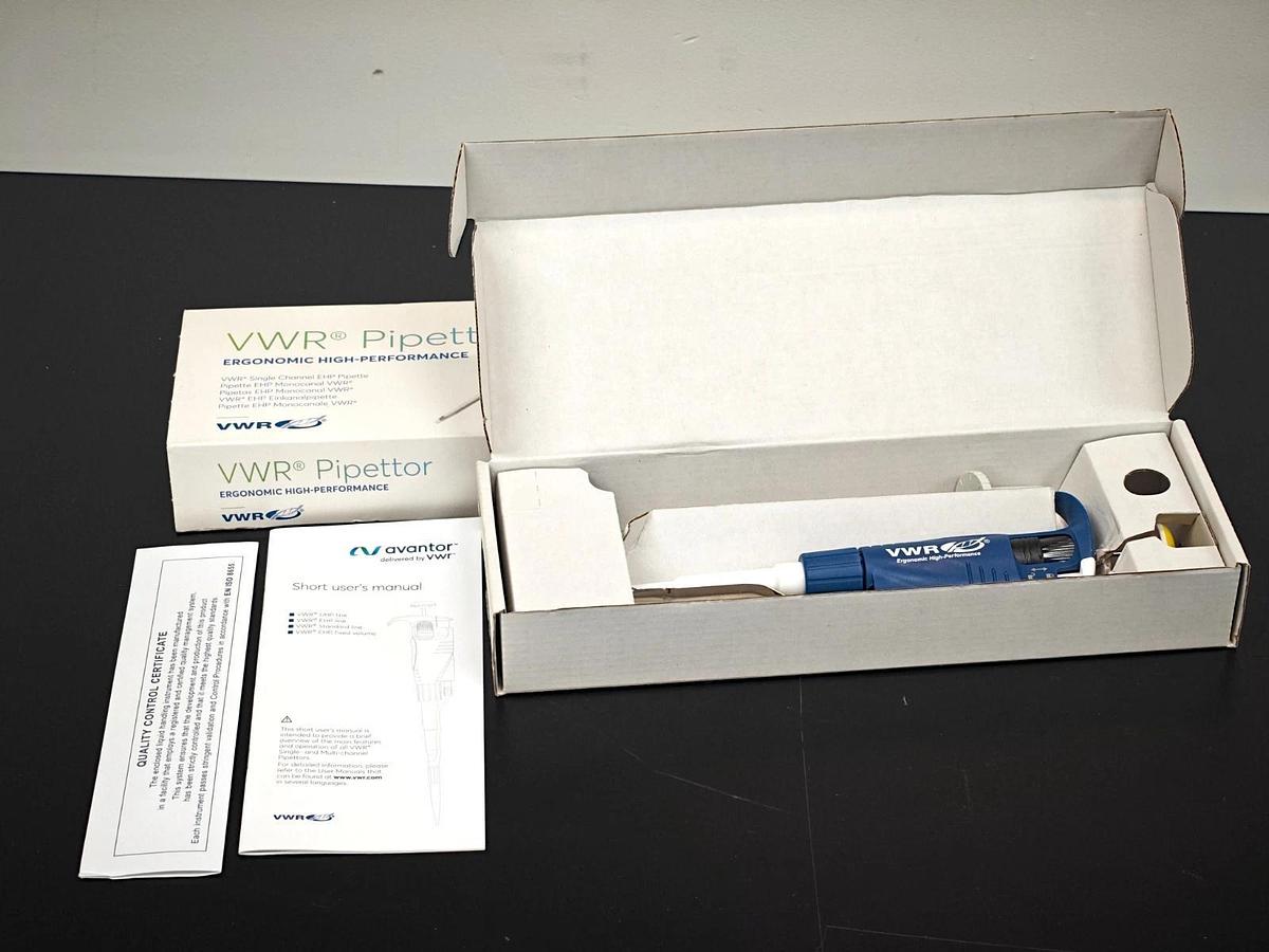 Used VWR Ergonomic EHP 10-100µl Variable volume Single Channel Pipette pipettor NEW