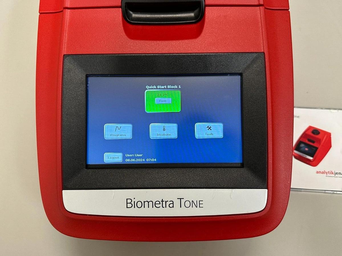 Used Analytik Jena Biometra TOne 96 Well 0.2 ml Gradient PCR Thermal Cycler