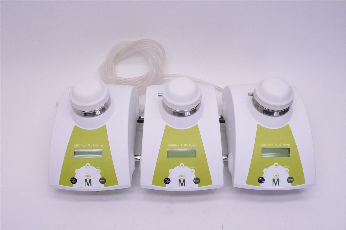 Used 3x lot Millipore Milliflex plus pump MXPPUMP01 w/Warranty