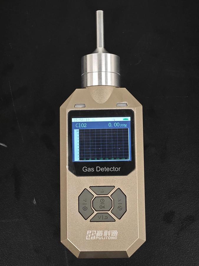 Used Pulitong PLT300 Pump Type Gas Detector | Range 0-10PPM | Resolution 0.01 PPM