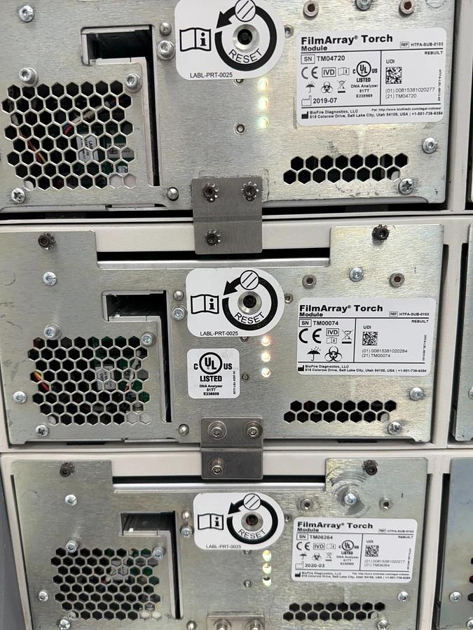 Used BioFire FilmArray Torch PCR Molecular Testing Analyzer | Base with 6 Modules