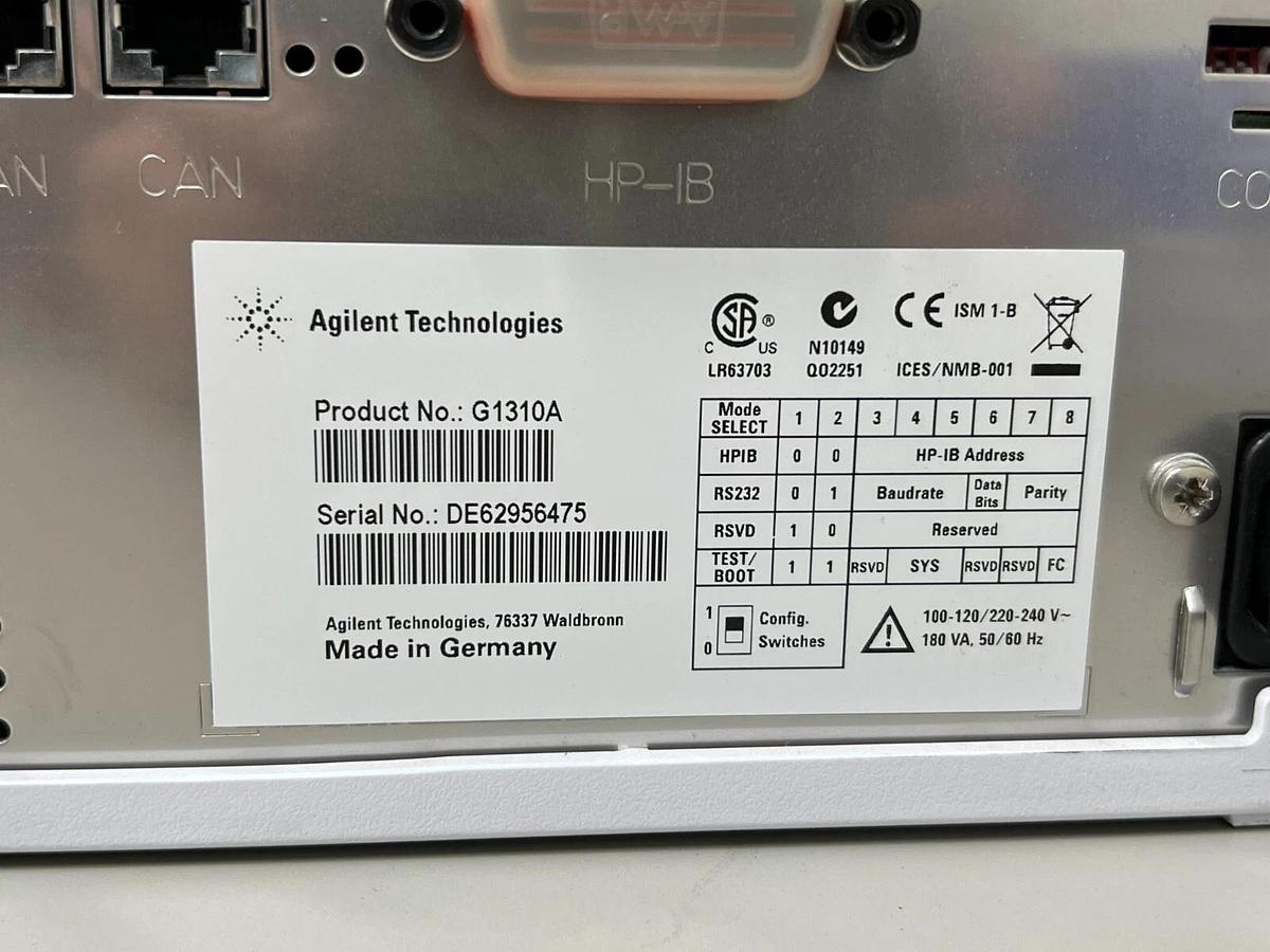 Used Agilent G1310A 1200 Series HPLC Liquid Chromatography Isocratic Pump Iso Pump