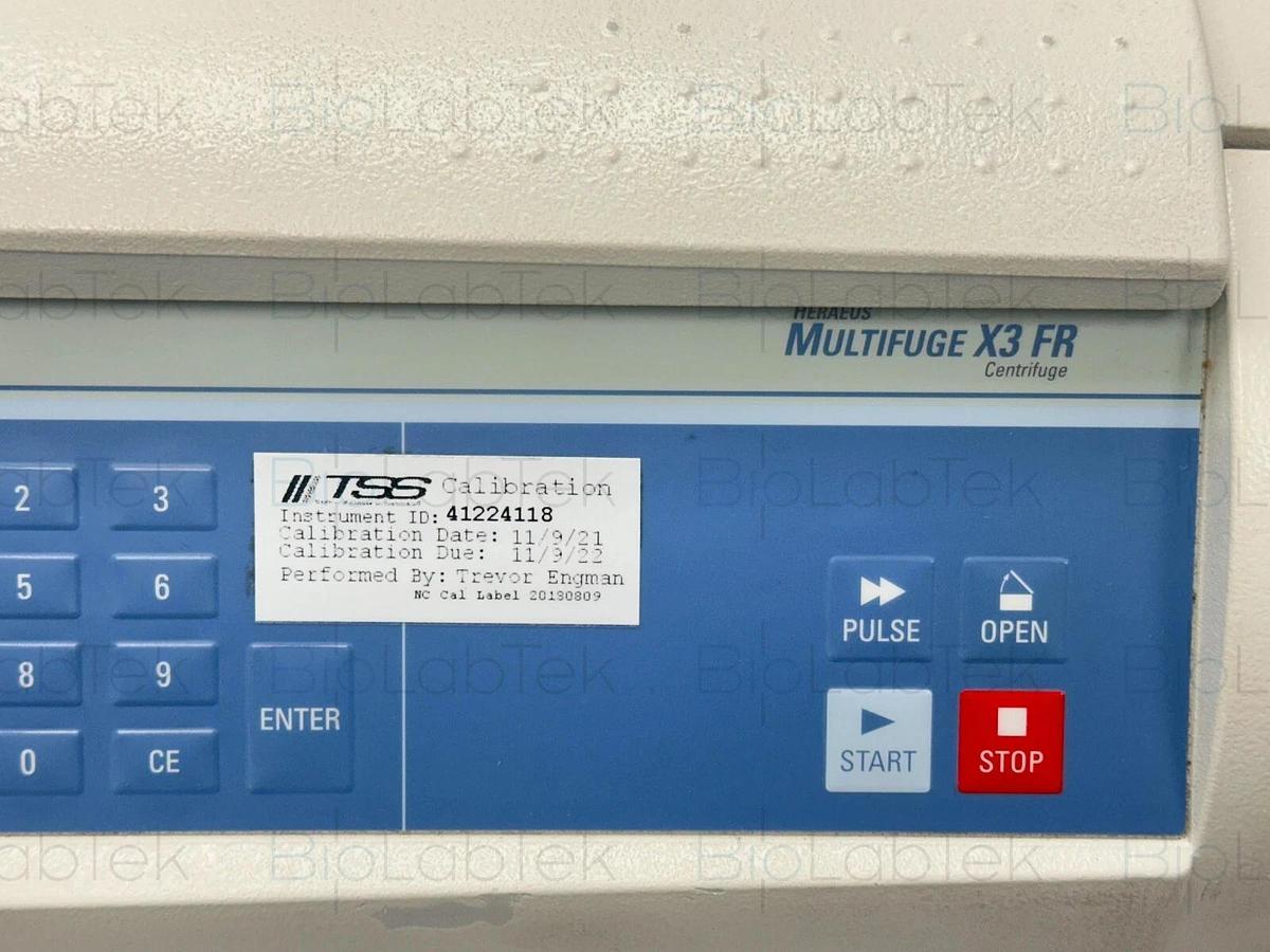 Used Thermo Heraeus Multifuge X3 FR floor centrifuge +Highplate 6000 Microplate Rotor