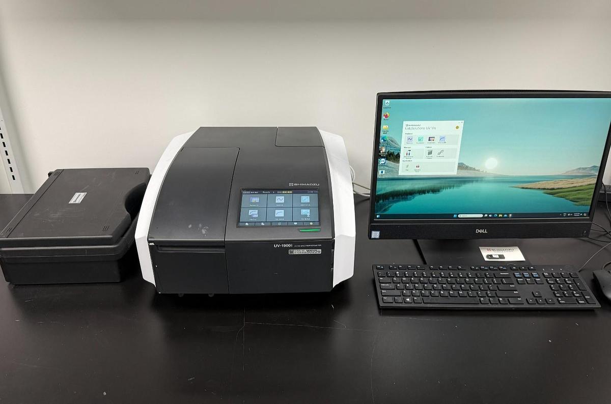 Used Shimadzu UV-1900i UV-VIS Spectrophotometer | Double-Beam Benchtop