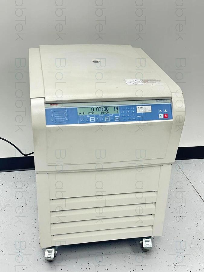 Used Thermo Heraeus Multifuge X3 FR floor centrifuge +Highplate 6000 Microplate Rotor