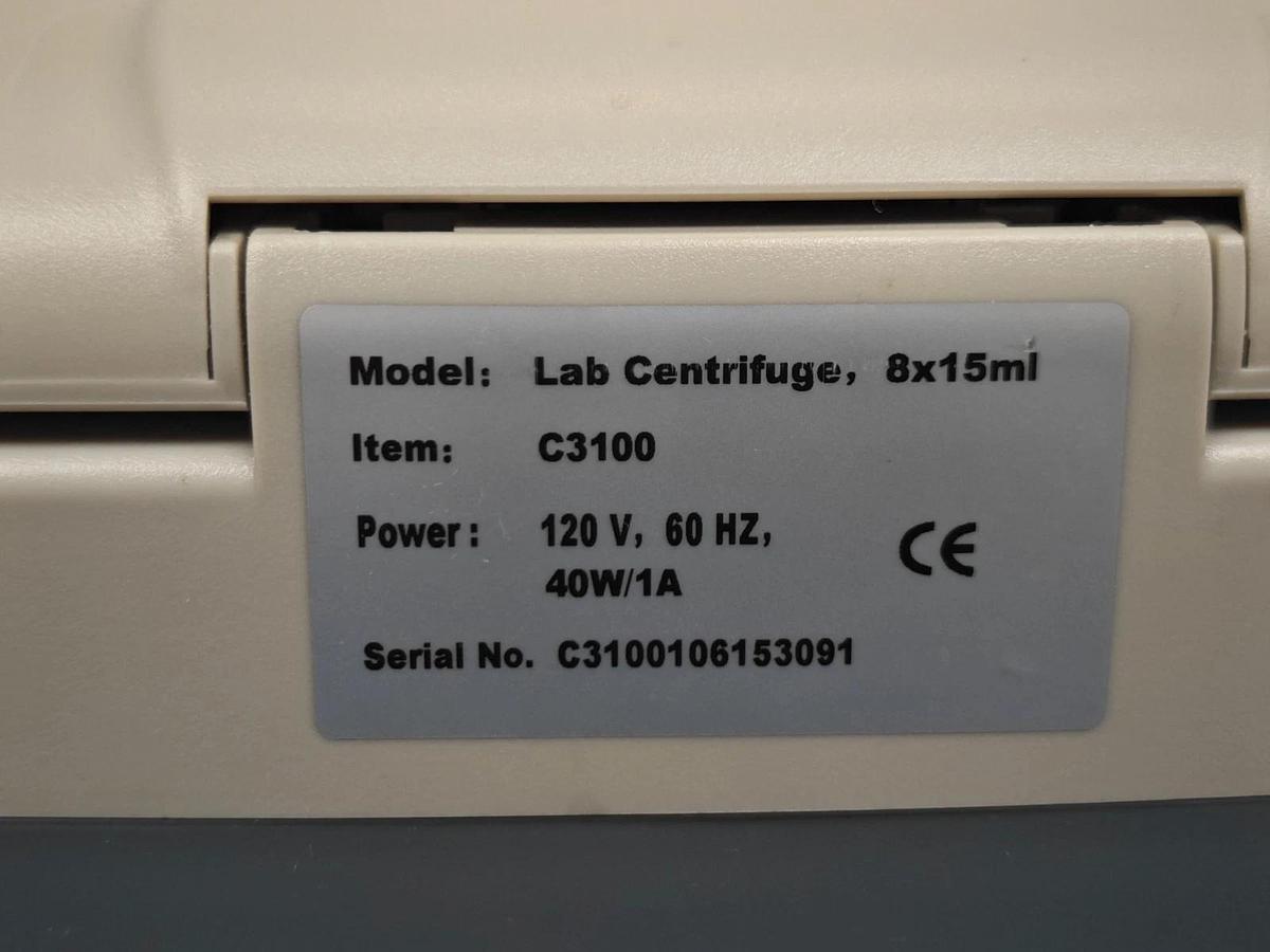 Used Benchmark LC-8 C3100 Lab Centrifuge 8x15ml Rotor | Digital speed up to 5,000 rpm