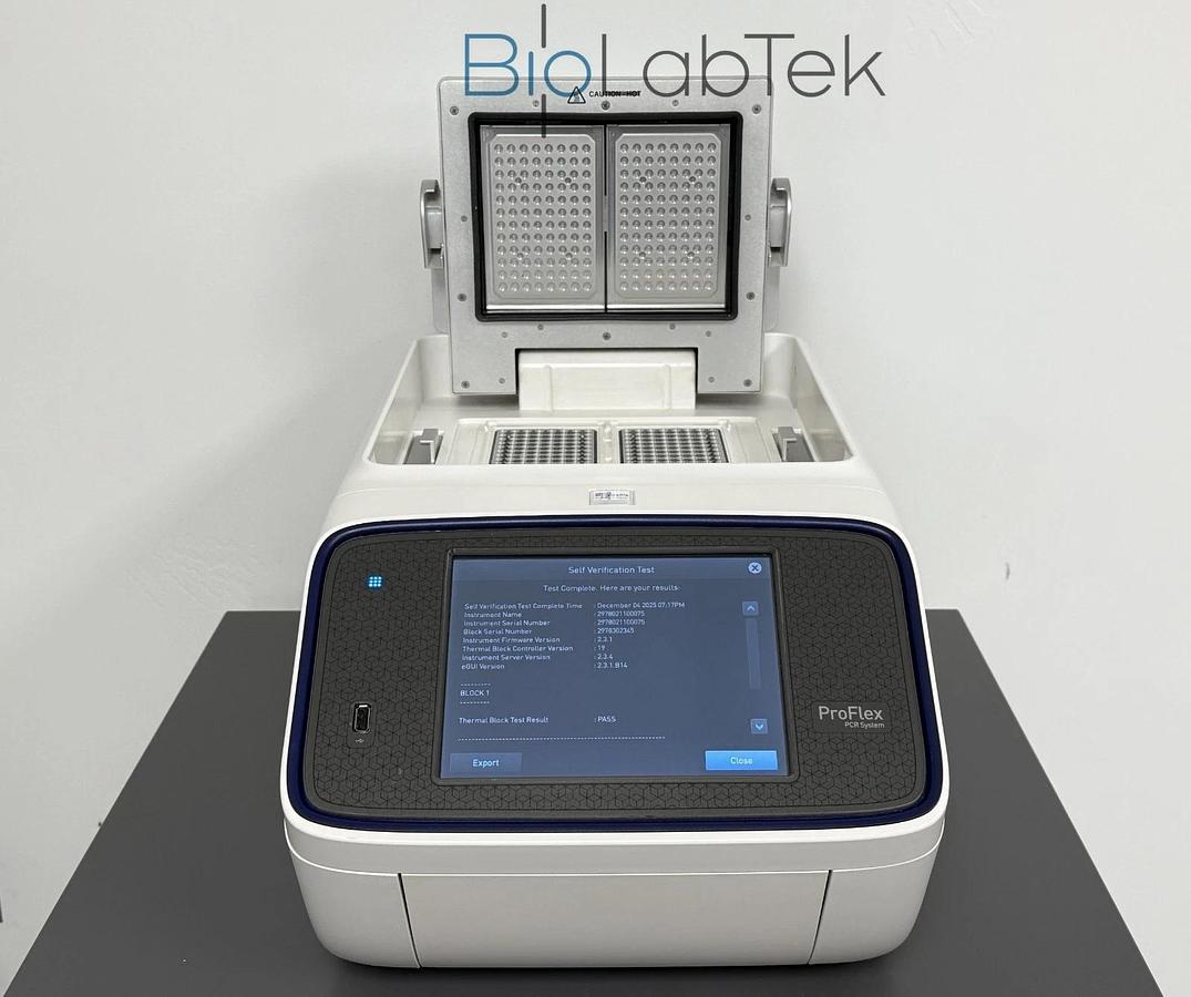 Used 2021 Thermo Applied Biosystems ProFlex PCR system with dual 2 x 96-well block