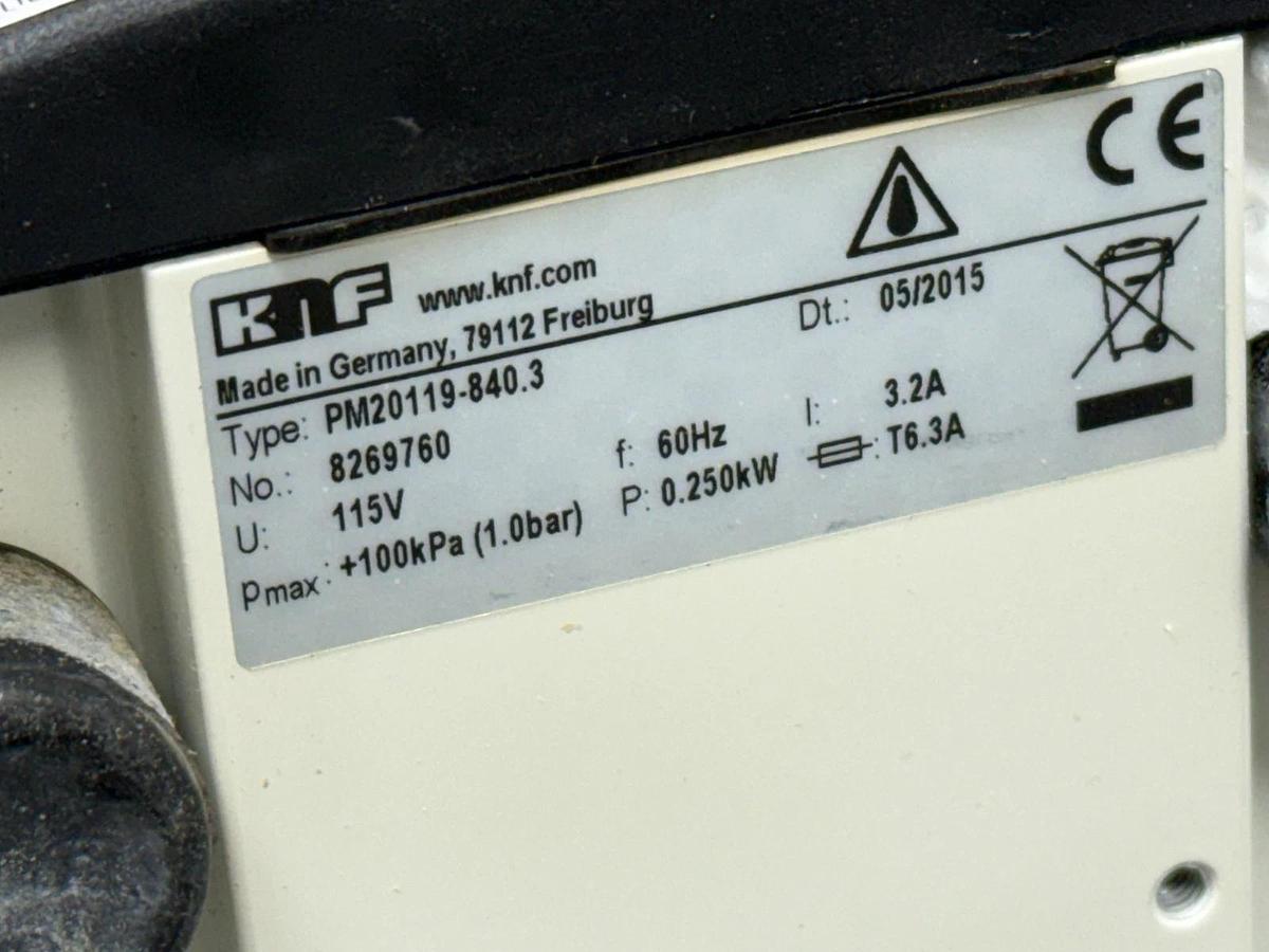 Used KNF LABOPORT Diaphragm Vacuum Pump System w/ Vactrap & Manifold | Aspiration