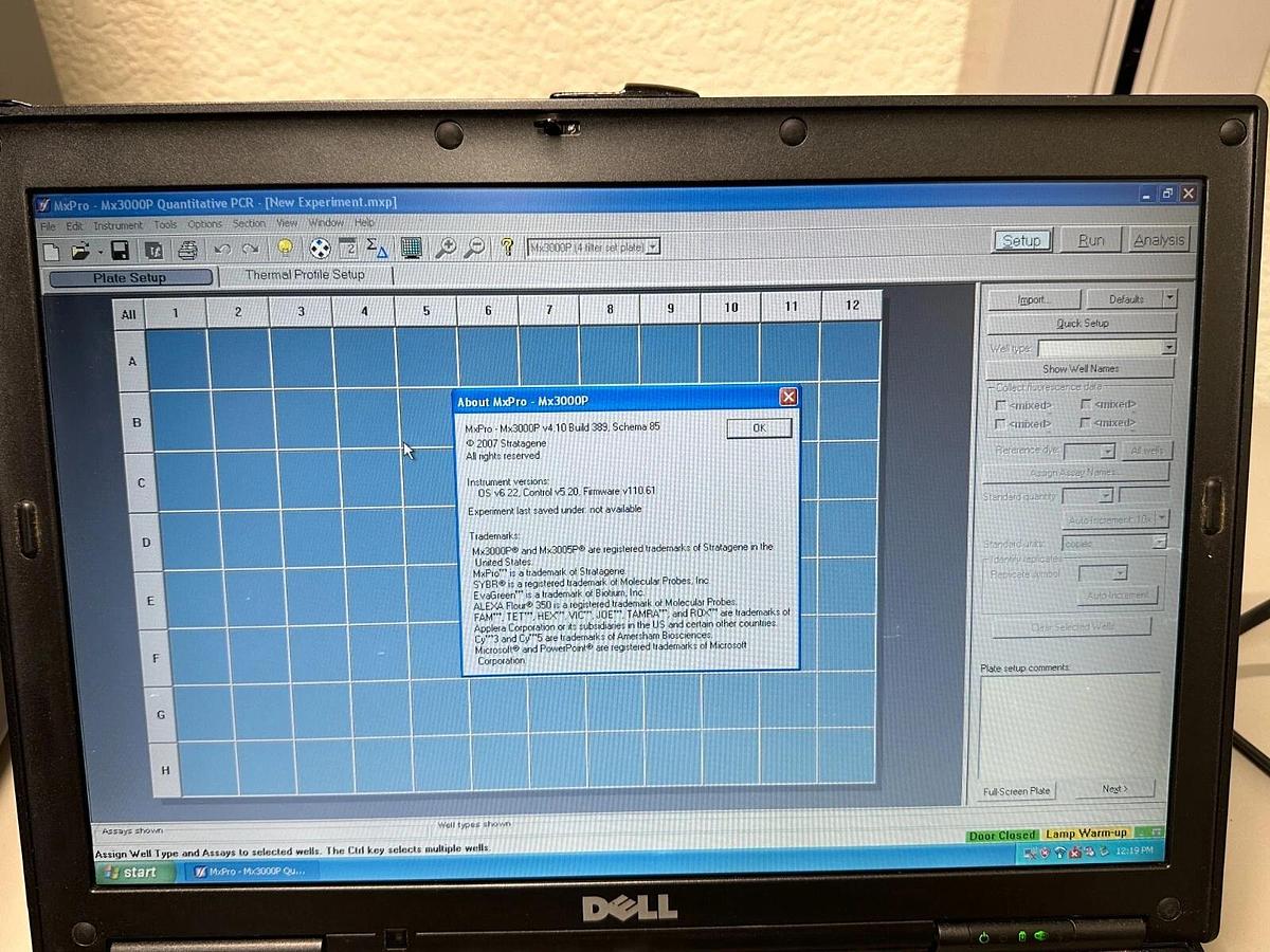 Used Agilent Stratagene Mx3000p multiplex quantitative real-time qPCR system