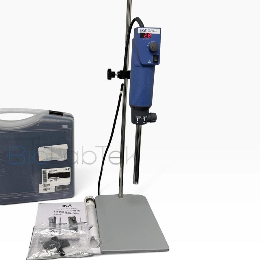 Used IKA T18 Digital ULTRA-TURRAX Homogenizer Disperser 220-240V | 10-1,500ml Tool