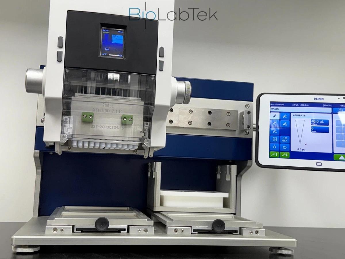 Used Mettler Toledo Rainin BenchSmart 96 pipetting workstation with 5ul-200ul head