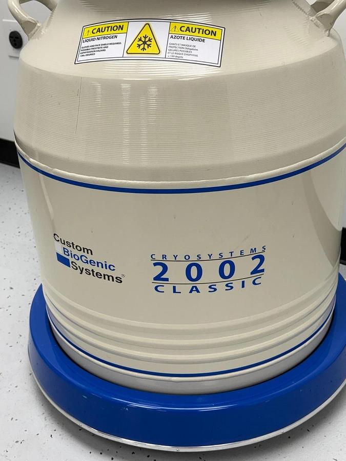 Used CBS Cryosytems Classic 2002 | Cryopreservation Cryogenic Storage Tank System