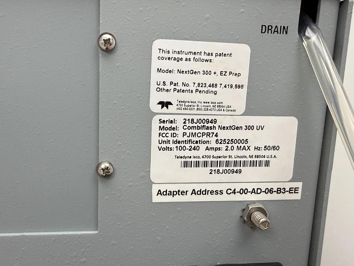 Used Teledyne Isco Combiflash NextGen 300 UV Flash Chromatography System