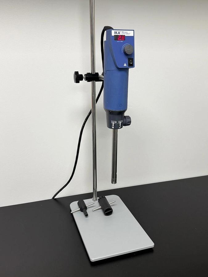 Used IKA T25 Digital ULTRA-TURRAX Homogenizer Disperser with 10-1500ml Tool & Stand