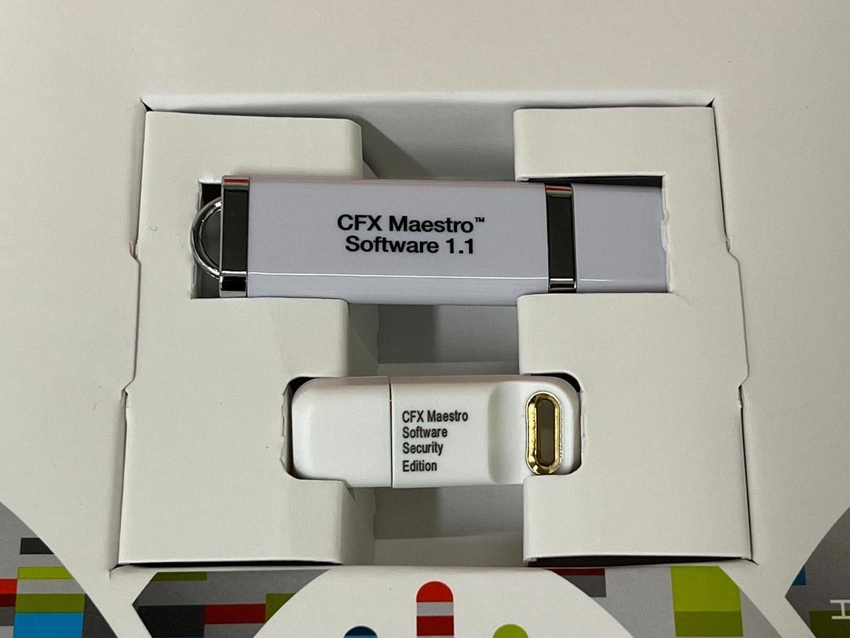 Used New BIO-RAD qPCR CFX Control Maestro Windows Security Edition Software usb kit
