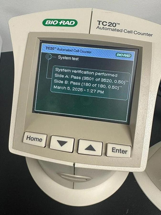 Used Bio-Rad TC20 Automated Cell Colony Counter Viability Analysis 508BR w/Warranty