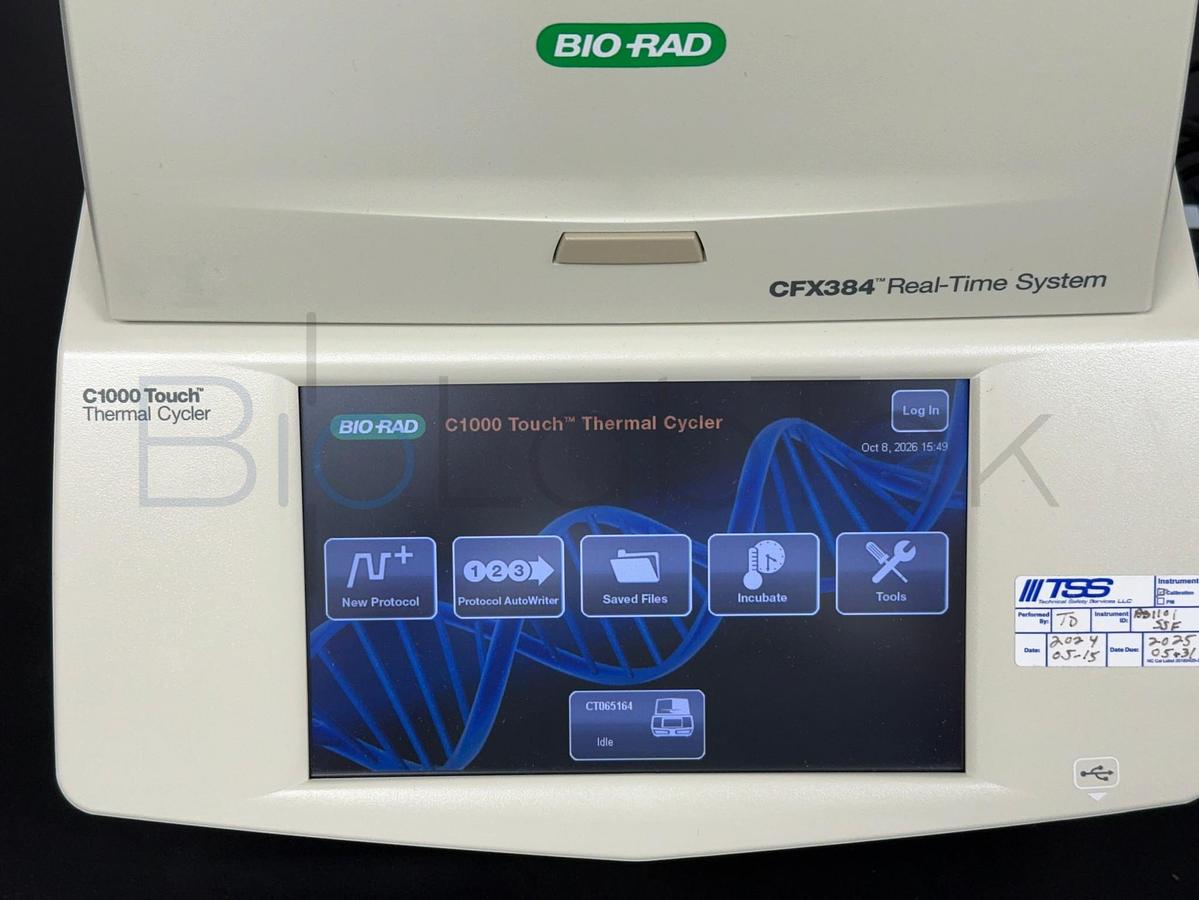 Used Bio-Rad CFX384 Touch Real-Time PCR Detection System | 19 Hours