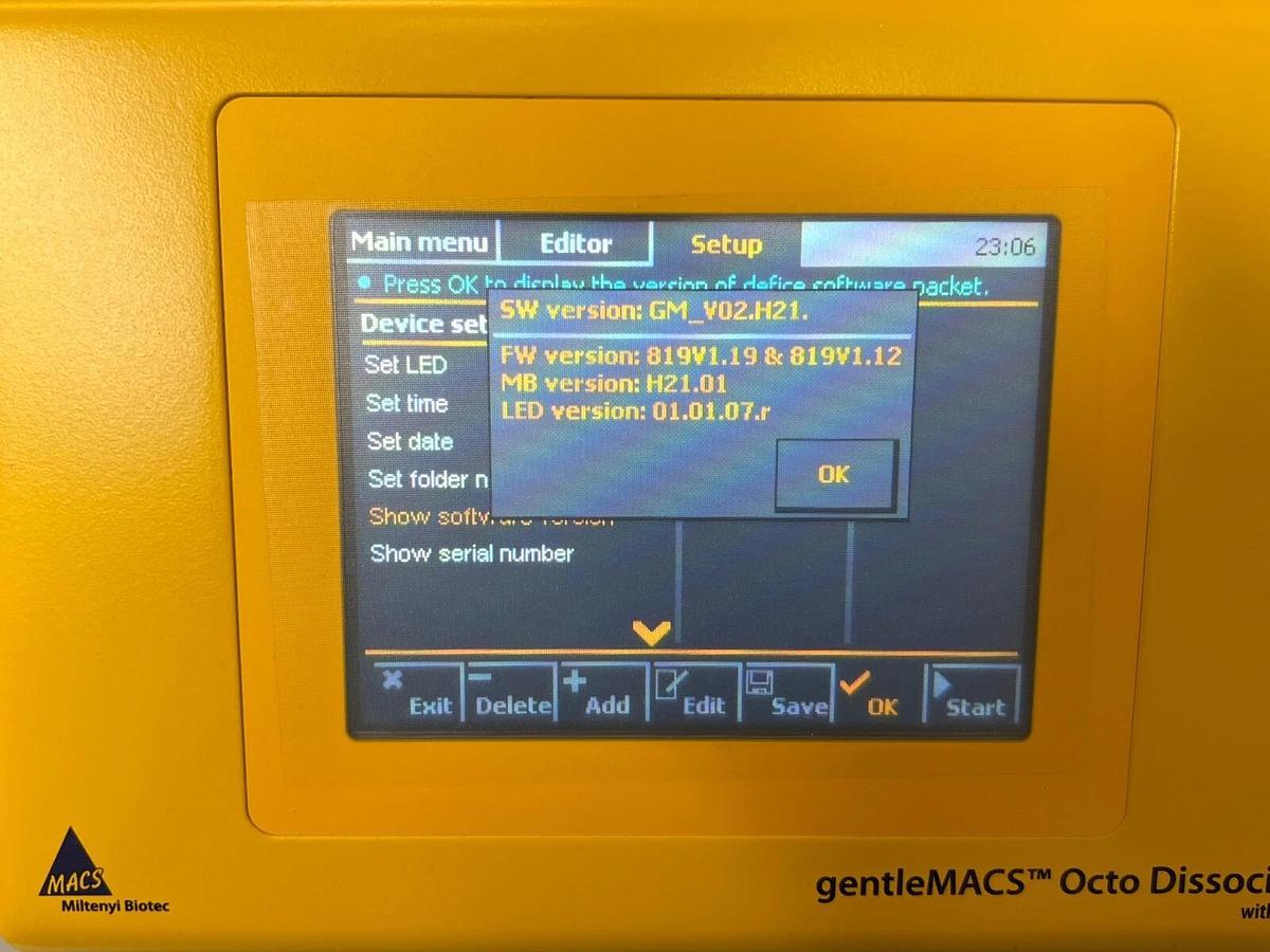 Used Miltenyi Biotec gentleMACS Octo Dissociator with Heaters w/Warranty