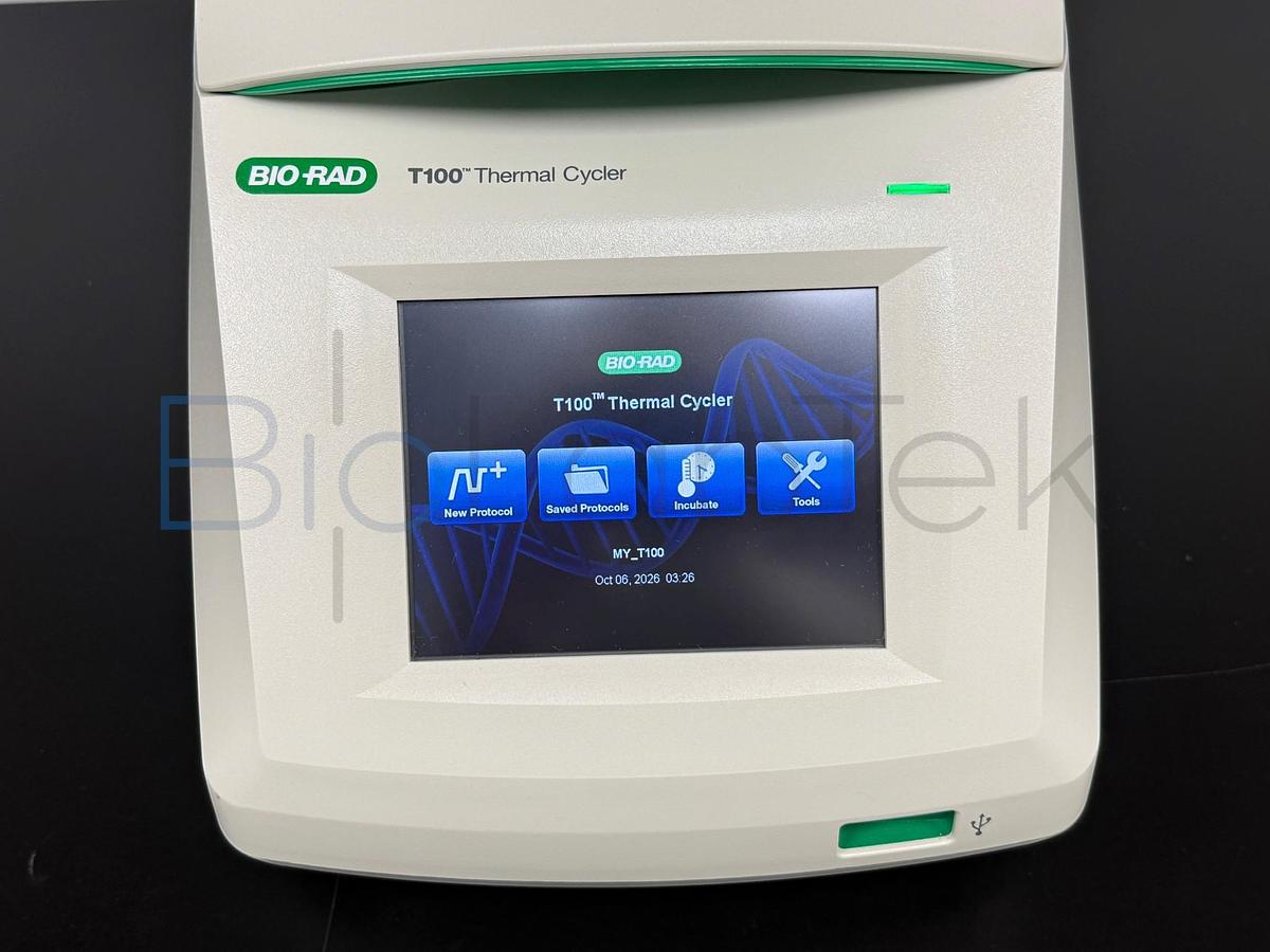 Used Bio-Rad T100 Thermal Cycler | 96-Well Gradient PCR Low Hours