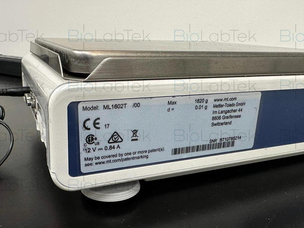 Used Mettler Toledo ML1602T lab precision balance 1620g w/warranty