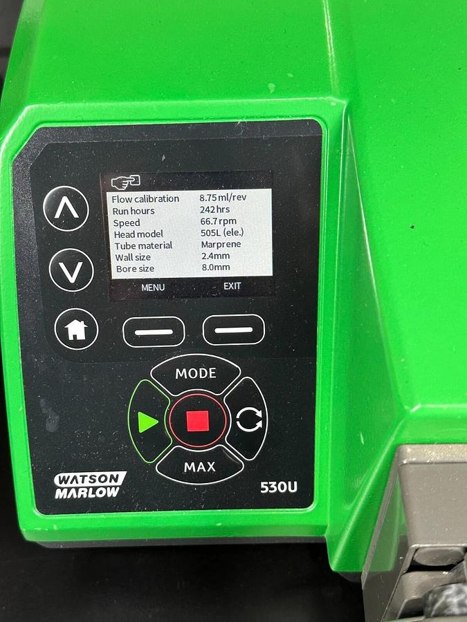 Used Watson Marlow 530U IP66 Peristaltic Process pump with dual tube head
