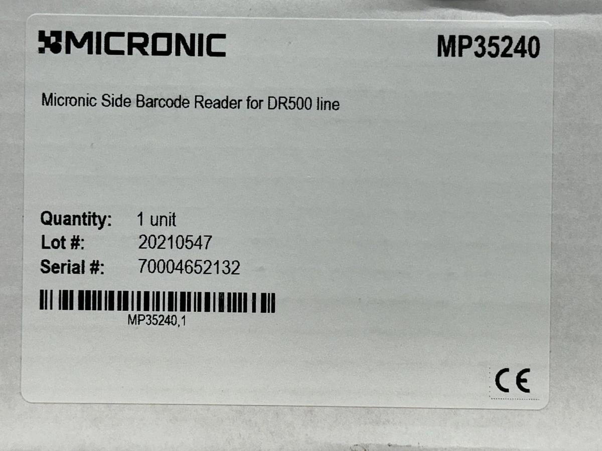 Used Micronic DR505 Rack Reader and Side Barcode Reader | New