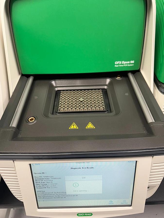 Used Bio-Rad CFX Opus 96 well Real-Time qPCR System 2022