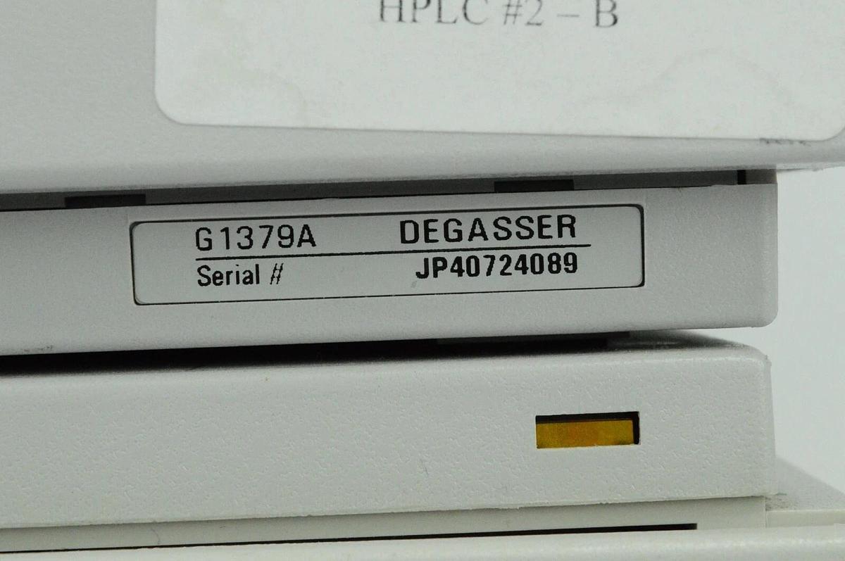 Used Agilent 1100 HPLC G1311A Quat Pump with G1379A Degasser & tray