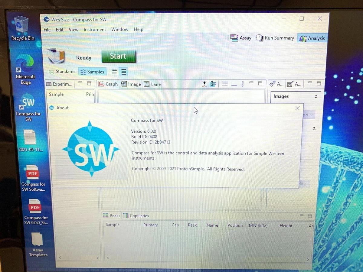 Used ProteinSimple WES Simple Western Protein Analyzer system w/Warranty