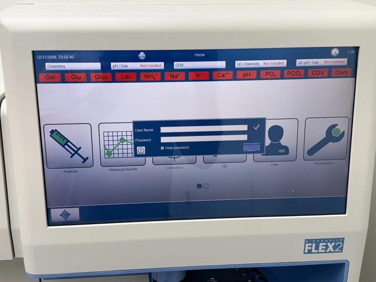 Used Nova Biomedical BioProfile FLEX2 Cell Culture Analyzer OSM20 | Osmolality CDV