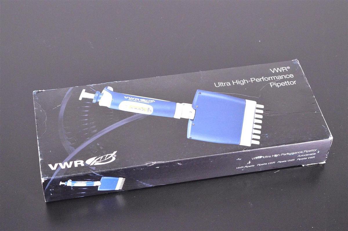 Used VWR 12-channel 5-50ul UHP Variable manual pipette Pipettor MT-50 89134-754 NEW