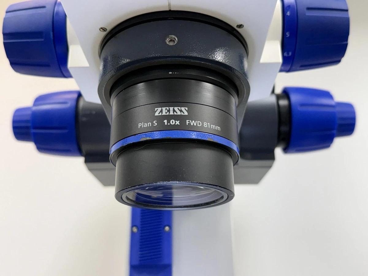 Used Zeiss SteREO Discovery.V8 Microscope Plan S 1.0x PL 10x/23 | 8x-63x Zoom Stand