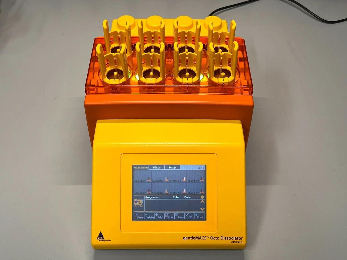 Used Miltenyi Biotec gentleMACS Octo Dissociator with Heaters w/Warranty