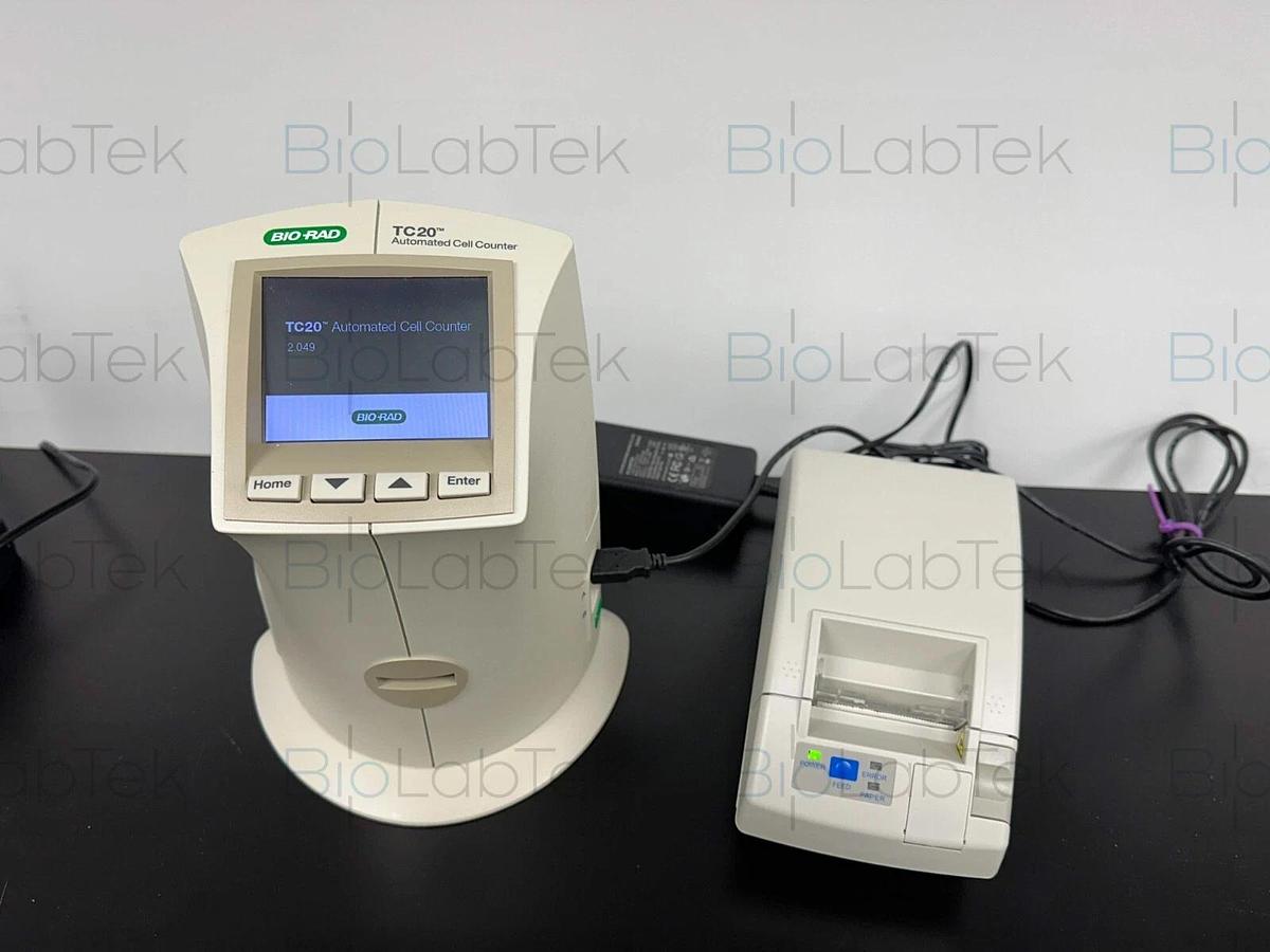 Used Bio-Rad TC20 automated Viability Analysis cell counter with printer
