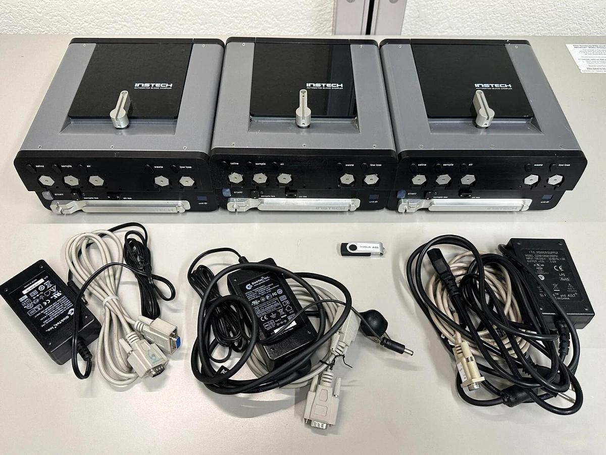 Used 3x lot Instech Laboratories ABS212 ABS2 lab automated sampler