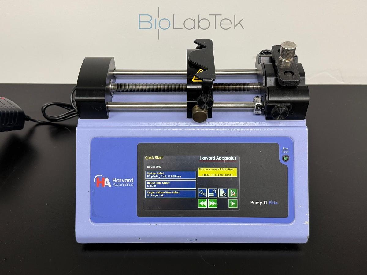Used Harvard Apparatus touch dual Infusion syringe pump 11 elite