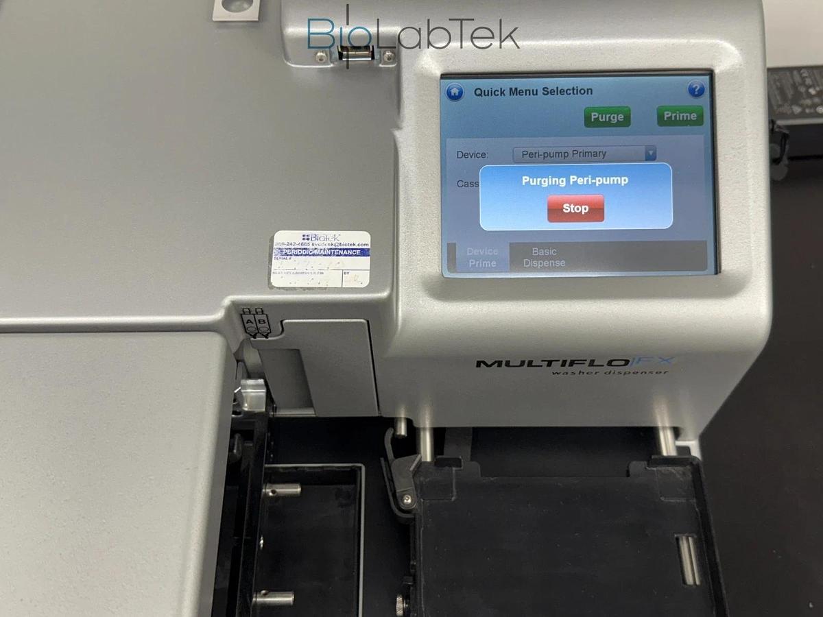 Used BioTek MultiFlo FX touch MFXP Microplate Reagent Dispenser