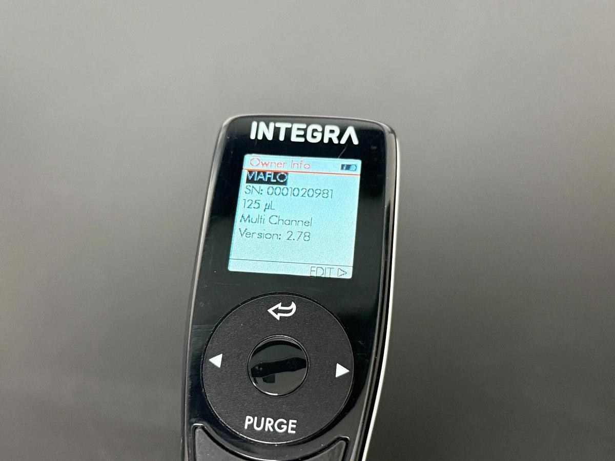 Used Integra ViaFlo 5-125ul 16-channel electronic pipette 4642